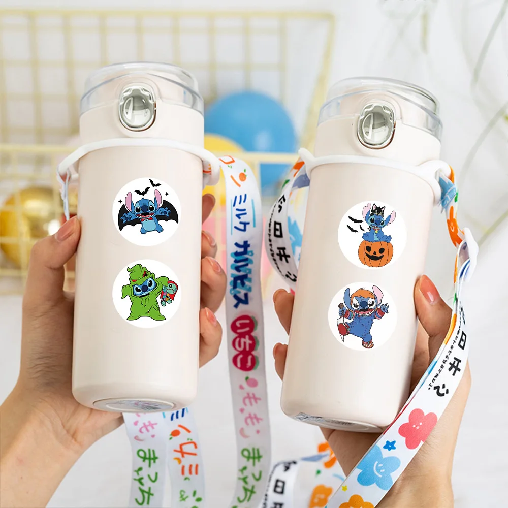 

500PCS Disney Cute Halloween Stitch Funny Meme Graffiti Stickers Decals Children's Toys Gifts DIY Pencil Case Water Cup Laptop