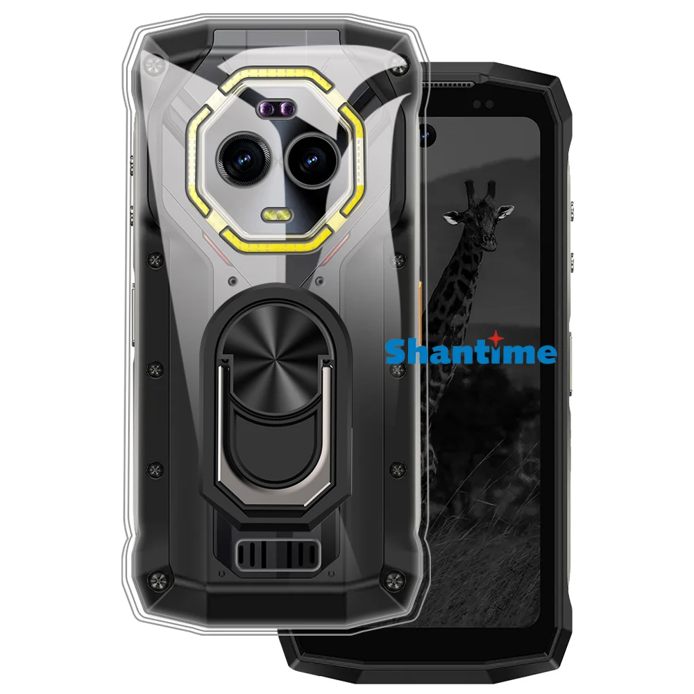 Luxury Shockproof Ring Holder For Ulefone Armor Mini 20 Pro Case TPU Protective Holder Cover For Ulefone Armor Mini 20 Pro