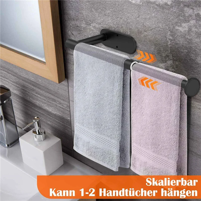 

A20F-Полотенцесушитель без сверления, выдвижная вешалка для полотенец для склеивания ванной и кухни, держатель для чайных полотенец на стене