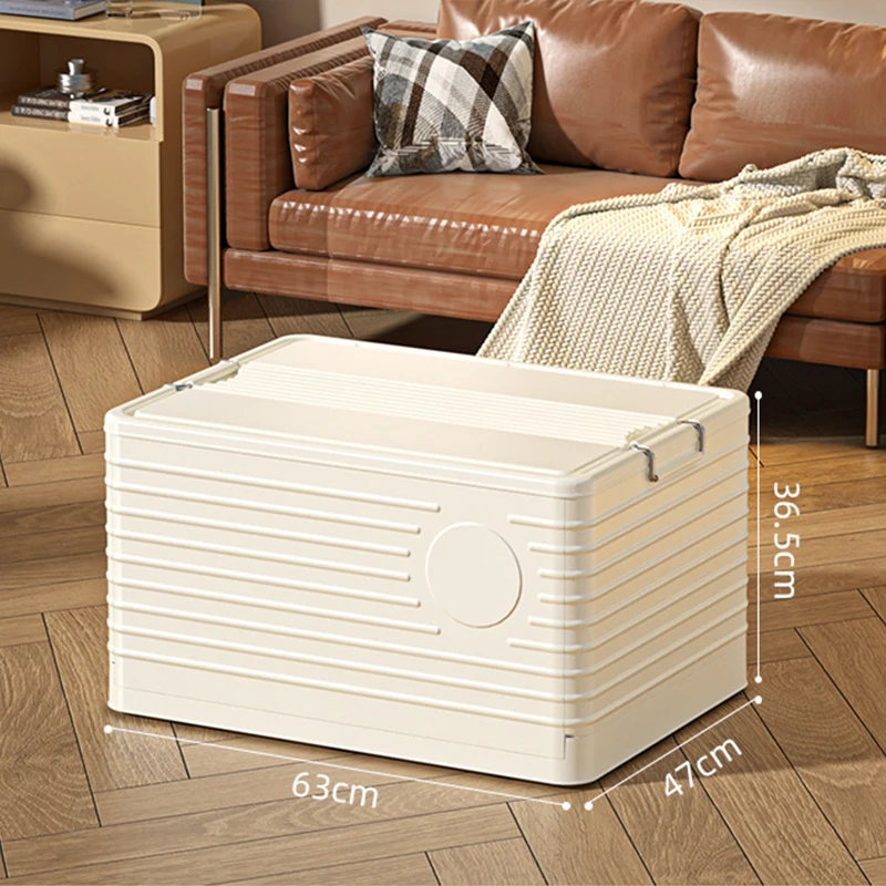 뚜껑이 달린 접이식 보관함, 정리함 장난감, 대용량 옷장 의류 컨테이너, 야외 자동차 보관함, 150L, 110L, 80L, 50L