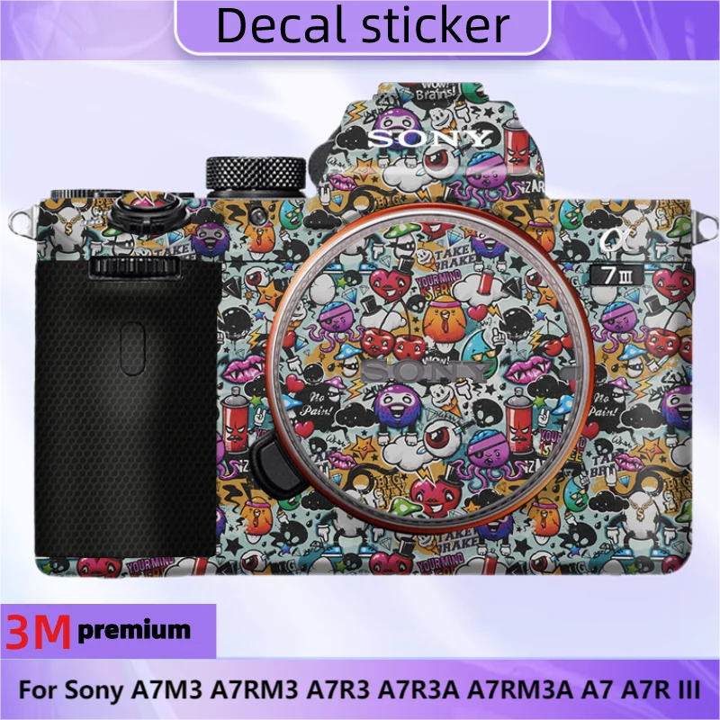 A7III A7RIII A7RIIIA A7M3 Decal Skin Vinyl Wrap Film Camera Sticker Coat For Sony A7M3 A7RM3 A7R3 A7R3A A7RM3A A7 A7R III camera