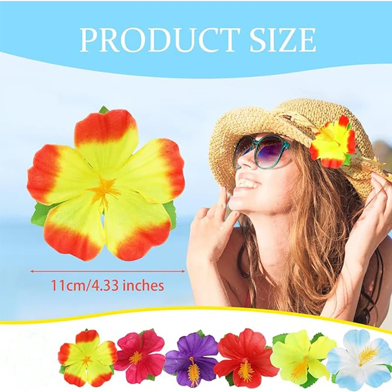 10/20 قطعة 11 سنتيمتر الحرير لون عشوائي الاصطناعي الكركديه فراشة الزهور مع مقاطع للصيف الديكور ديكورات منزلية لحفل الزفاف