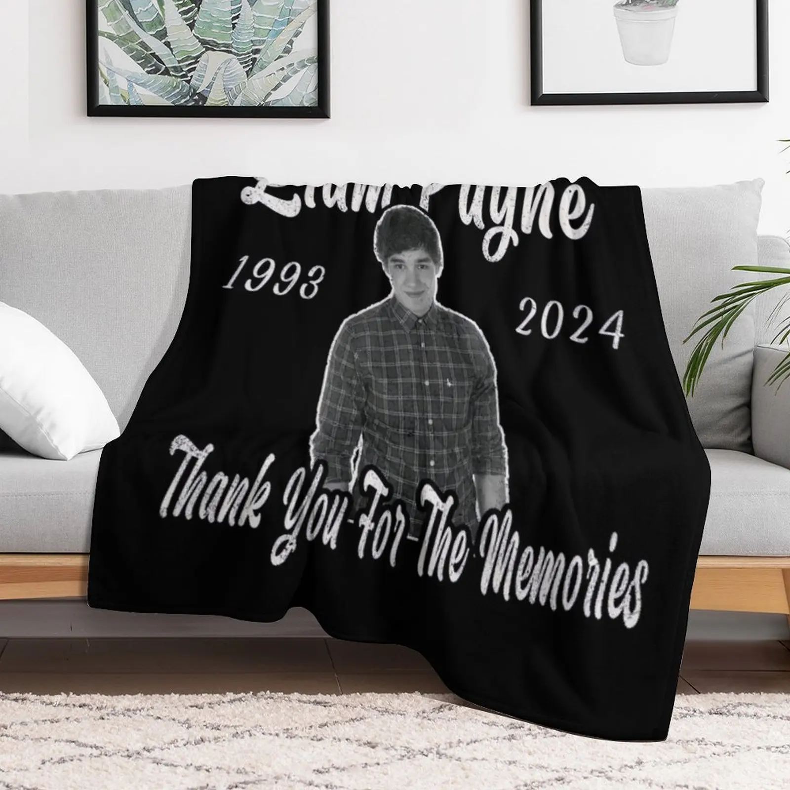 Thank You For The Memories 90s Throw Blanket Decorative Soft Throw Blanket for Couch Sofa
