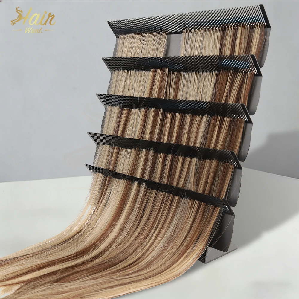 Hair Want Hair Extension Refit Rack Stainless Steel Hair Extension Holder Hanger for Braiding Hair Separator Stand Display