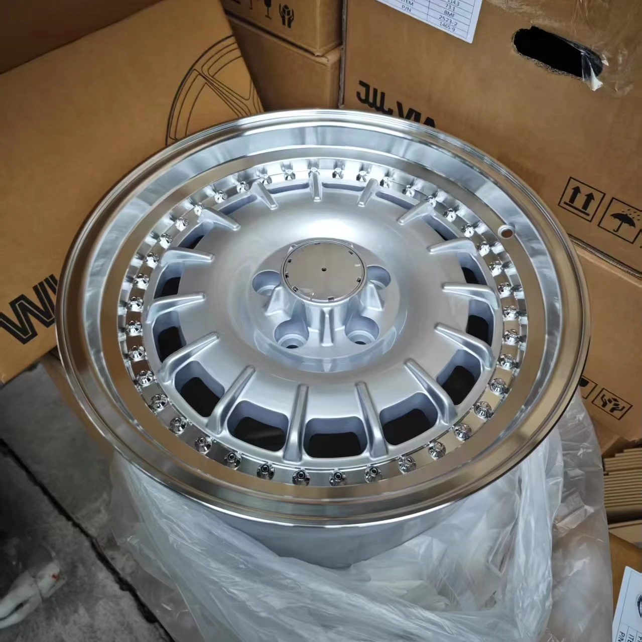 Jantes de liga 5x112 17x8 17x9 rodas escalonadas para W104 W108