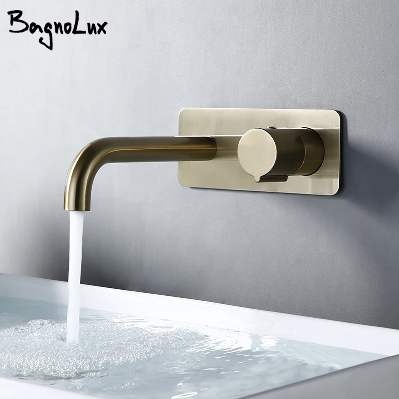 

Bagnolux Смеситель для раковины матовое золото