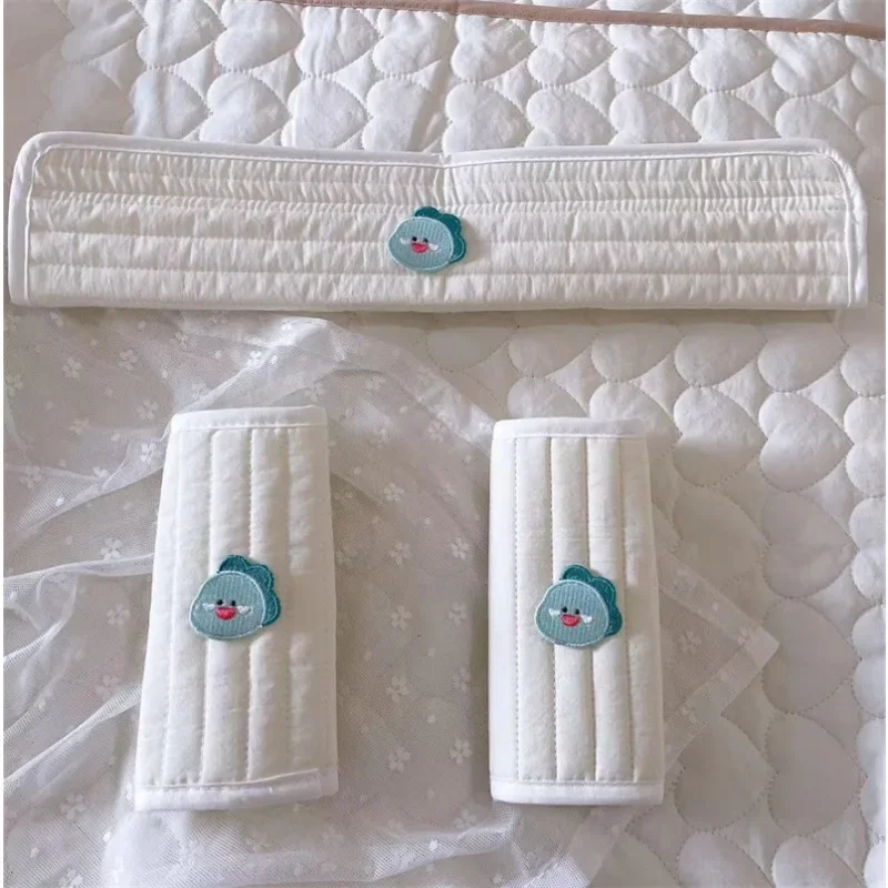 Ins เด็กเกาหลี Anti-Bite Handlebar ด้านหน้า Handrail ฝาครอบป้องกันเด็กเดิน Artifact รถเข็นอุปกรณ์เสริม Universal ที่ถอดออกได้