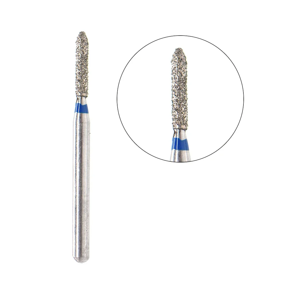 50pcs/bag Dental High Speed Burs High Speed Handpiece Turbine Diamond Burs Diamond Polishing Tooth Preparation Dentist Material
