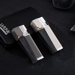 2024 New Oblique Flame Open Flame Lighter Metal Multifunctional Inflammable Lighter Gift Wholesale Smoking Accessories