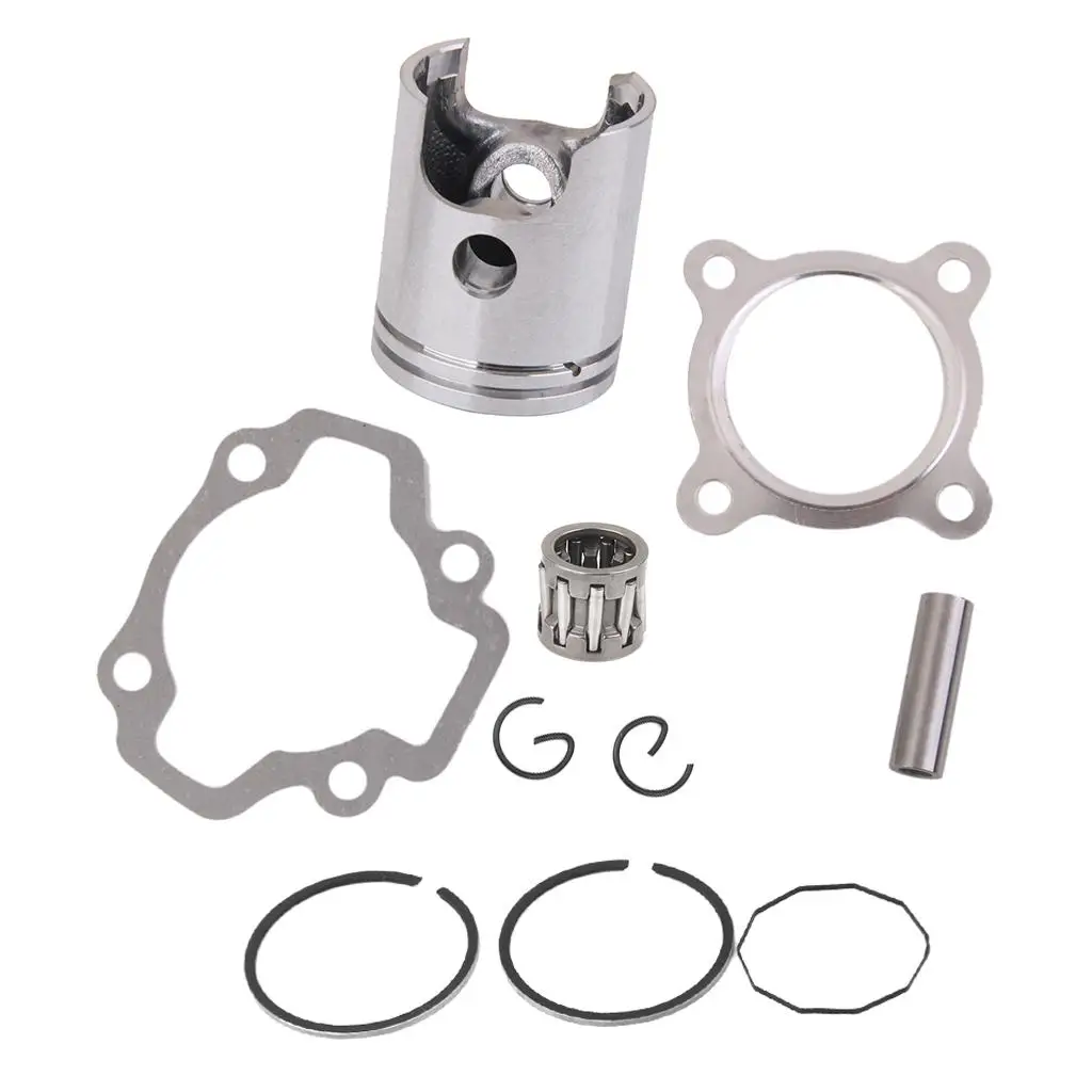 Piston Kit for Ring Circlip Gasket Wrist Pin Bearing for PW50 PW 50 image 2