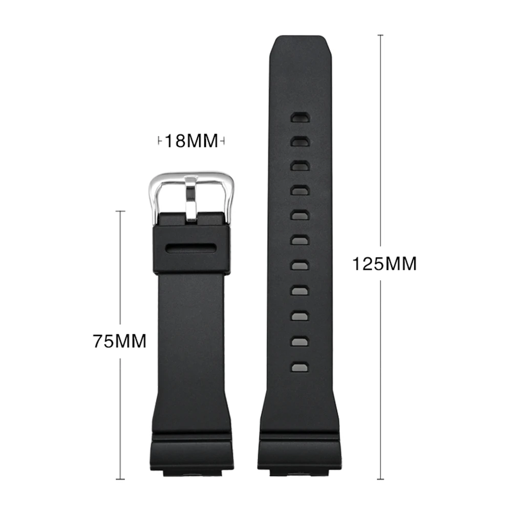 Watch Strap for GM-S2100 Soft resin TPU Watchband Pin Buckle Wrist band Bracelet Belt Quick release Sports waterproof strap prot