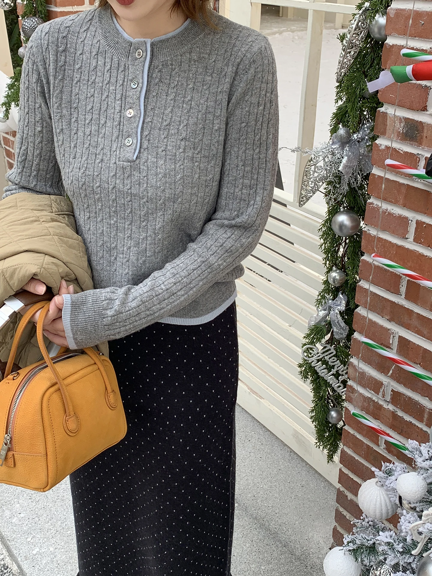 

ELINSU Women's 00% Wool Knitwear round Ne Sweater Autumn Winter Slimming Versatile Design Thi Warm Long Sve Commute S...