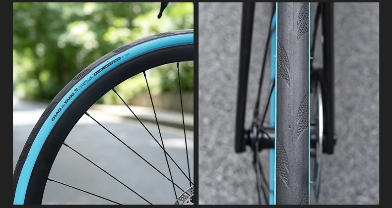Fahrradreifen 700X 25C 28C 30C KEVLAR Faltbarer Rennrad-Reifen 120TPI Doppelschichtiger Pannenschutz – Detail 12