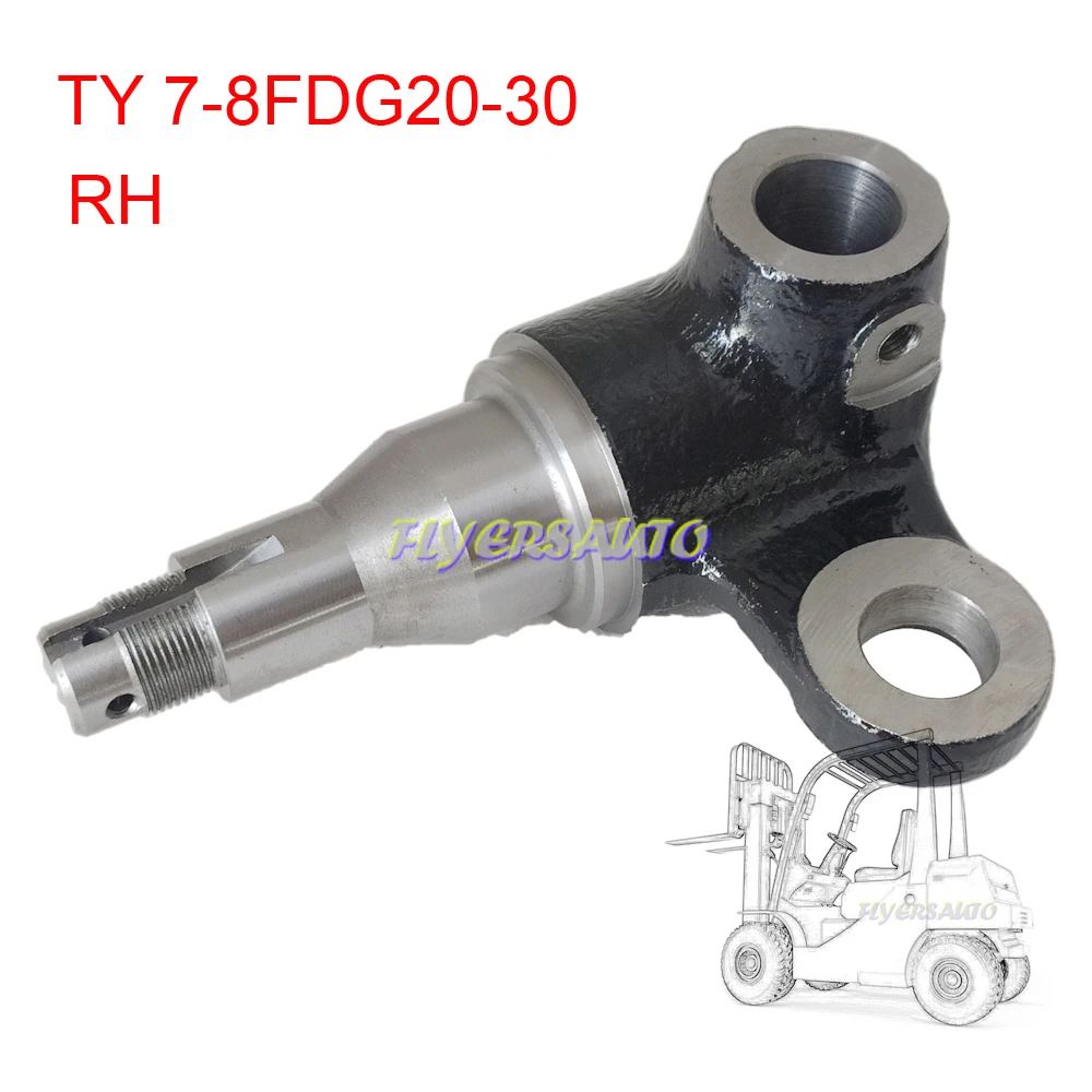 Knuckle RH 43211-23321-71 43211-23321-71 LH  FOR TOYOTA 7FD25 7FD30 8FD25, 8FD30 7FG25 7FG30 8FG25 8FG30 # FLYERSAUTO Forklift