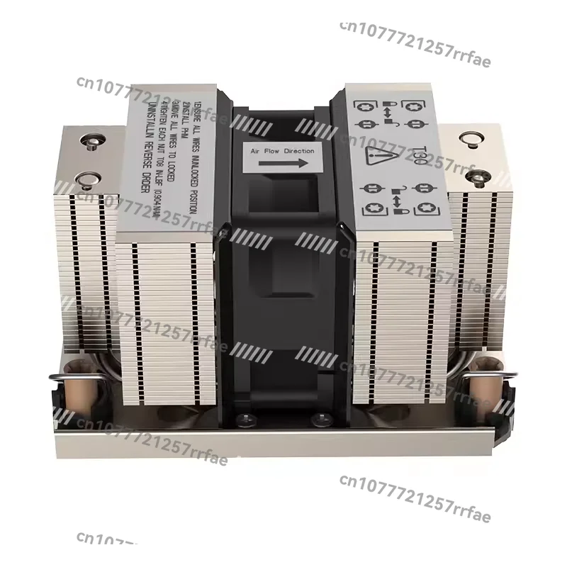 New LGA4677 platform CPU radiator 5 heat pipe copper bottom 2u server workstation dual ball