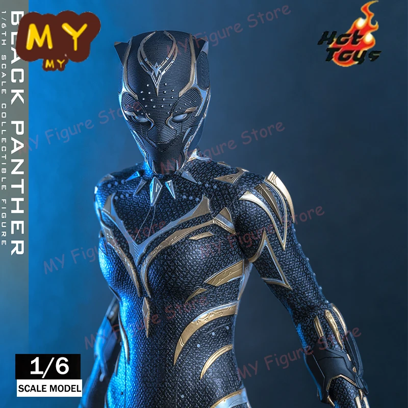 Original Hot Toys Black Panther Action Figure 1/6 Wakanda Forever Shuri Figurine Black Panther 2 HT MMS675 Statue Toy Gift