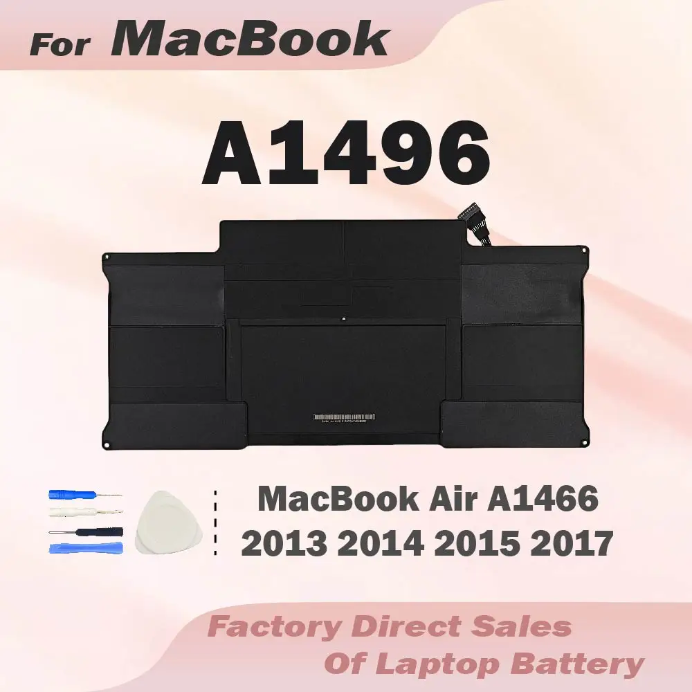 A1496 Laptop Battery Replacement for MacBook Air 13