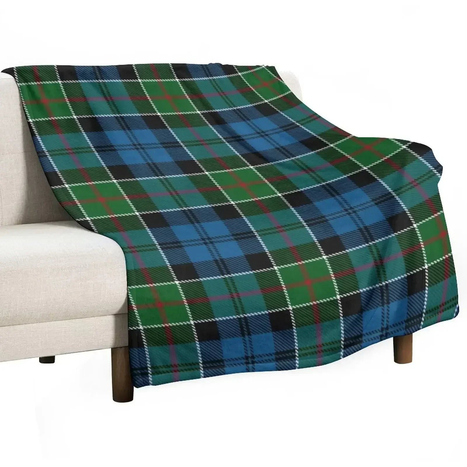 Colquhoun Cowans Tartan Throw Blanket for babies Decorative Beds Sofas Blankets