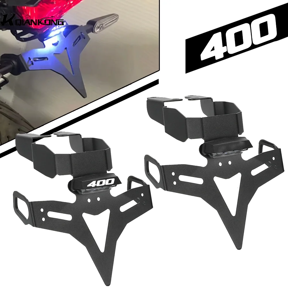 

Z400/z500 License Plate Holder LED Light Tail Tidy Fender Eliminator Motorcycle For Kawasaki Ninja 400/ Z400 2018-2022-2023-2024