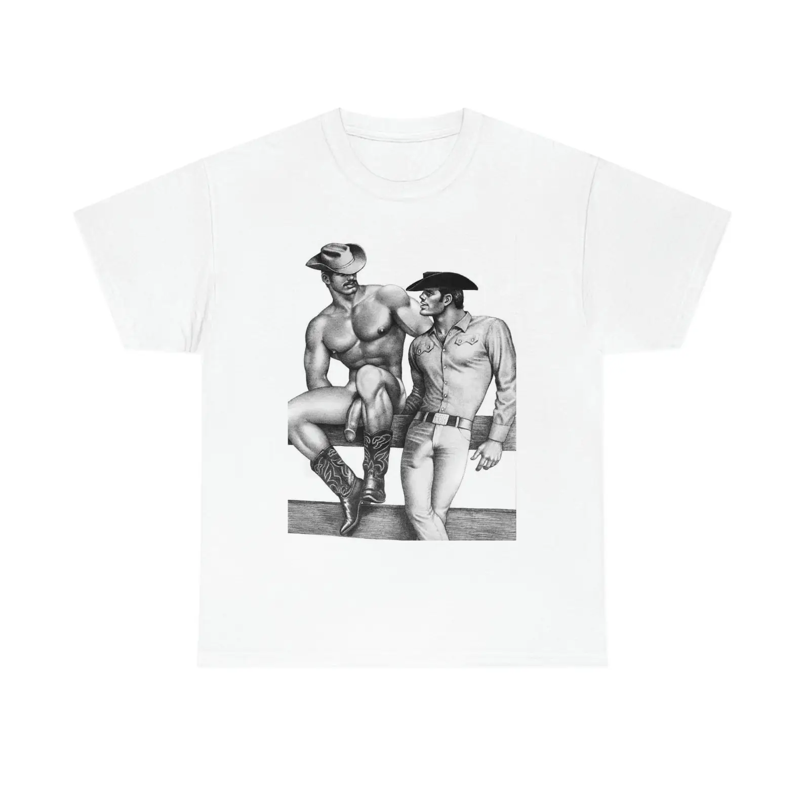 TOM OF FINLAND Pure Cotton T Shirt Comfortable Fashion Casual Short Sleeve Tops Daily Basic Tees Unisex