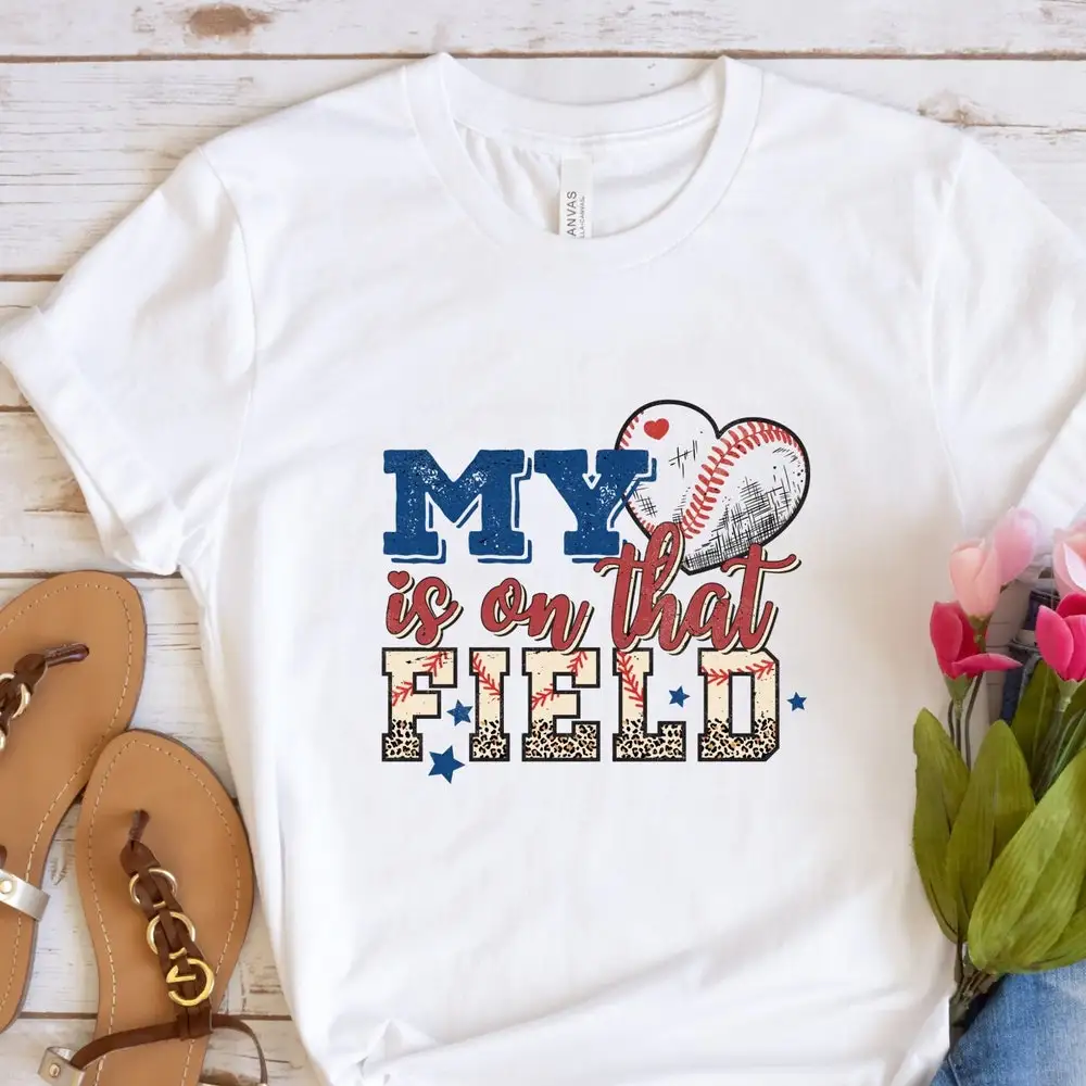 Soccer Mom T Shirt Football My Heart Is On That Field Game Day Mother'S Sweathirts For Her