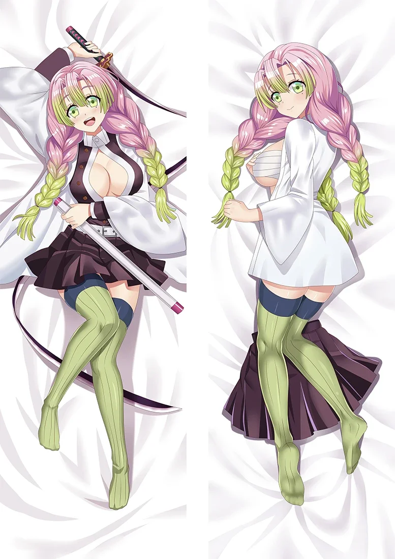 Demon Slayer Agatsuma Zenitsu 50x150 Pillow Case Bedding Anime Dakimakura Waifu Hugging Body Decorative Pillow Cover Cushion