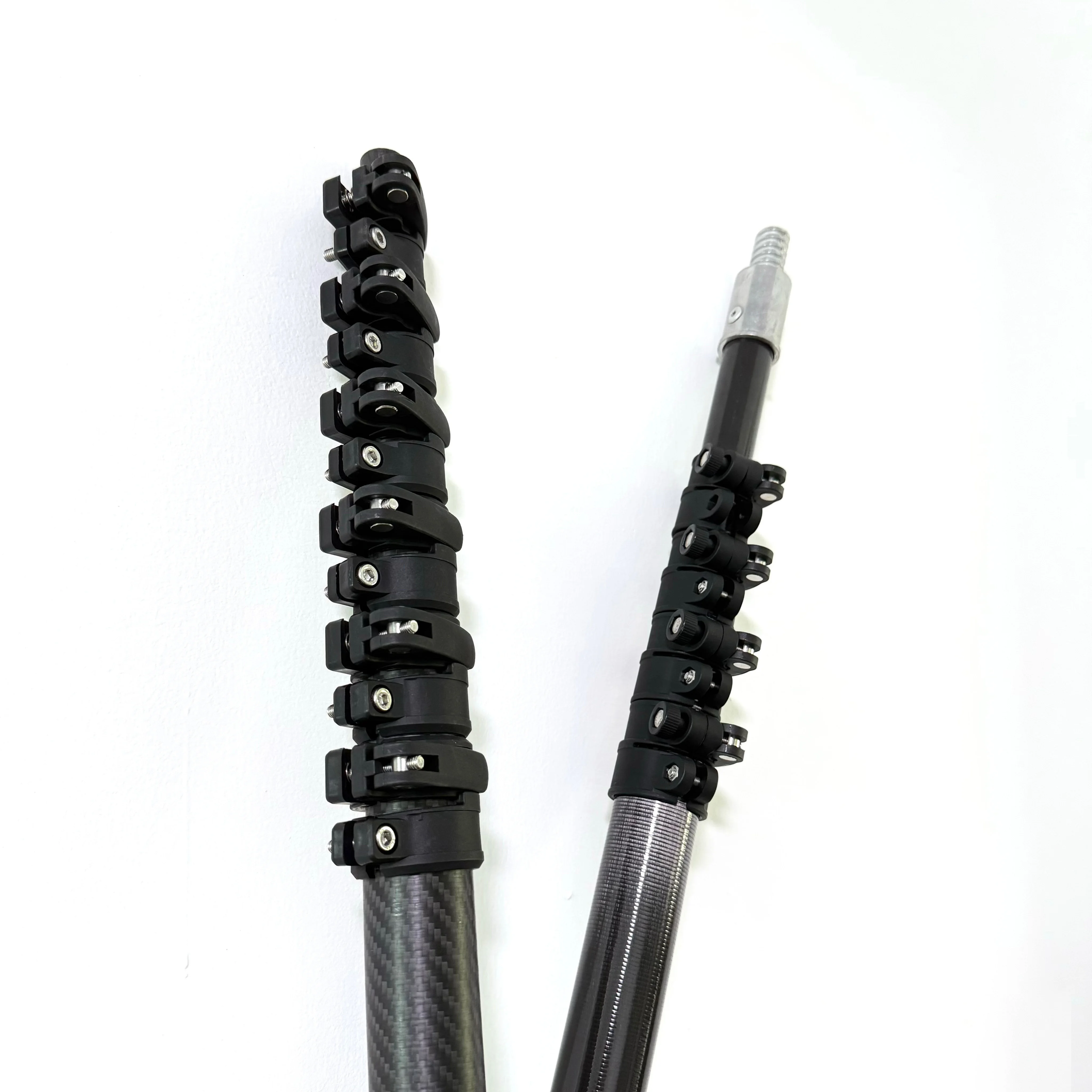 12m 16m 18m 20m Carbon Fibre Telescopic 3K Colorful Pole Can Be Adjusted Lightweight Carbon Fiber Pole