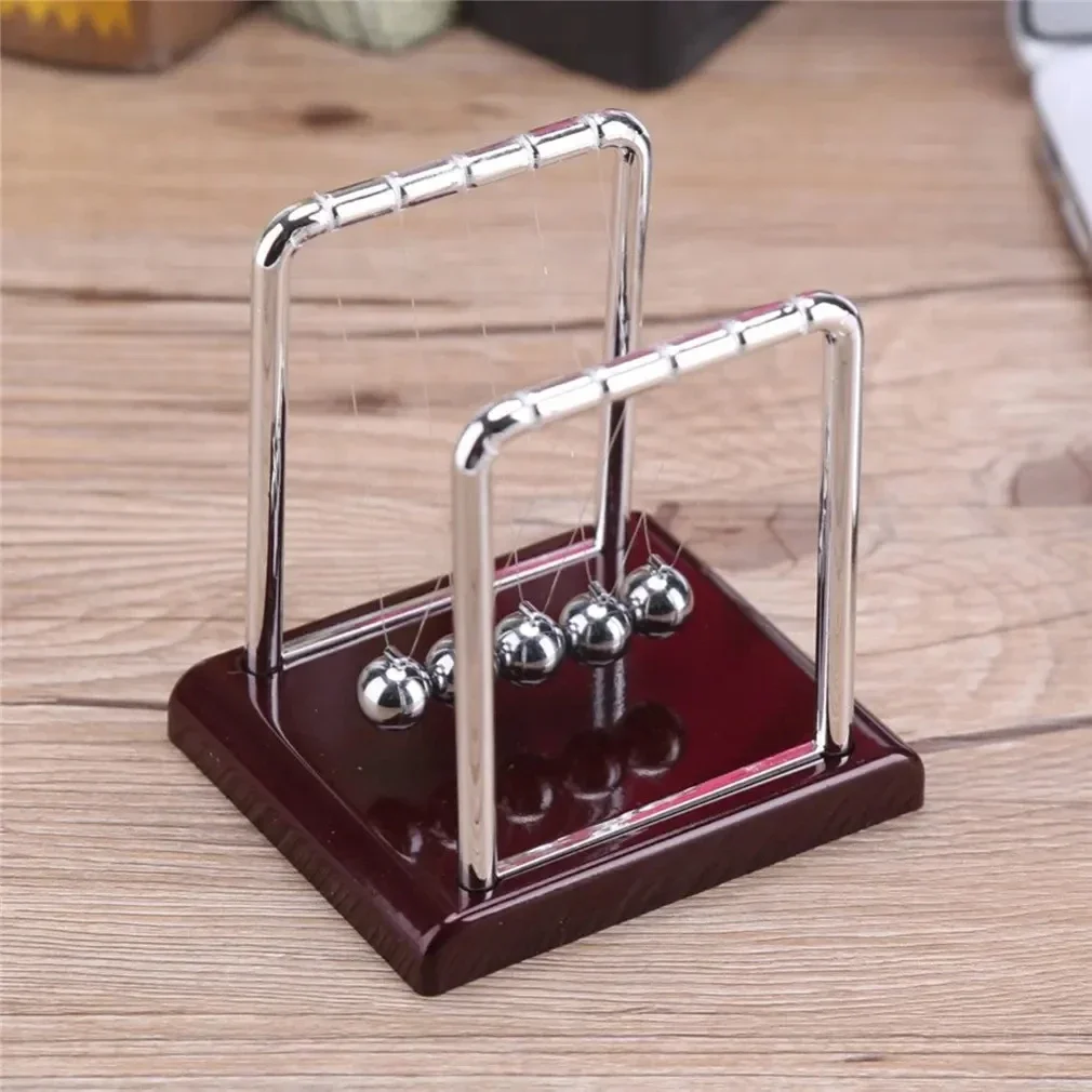 Newton\'s Cradle Balance Steel Ball Teaching Supplies Physics Science Pendulum Desktop Stress Relief Gifts Home Decoration