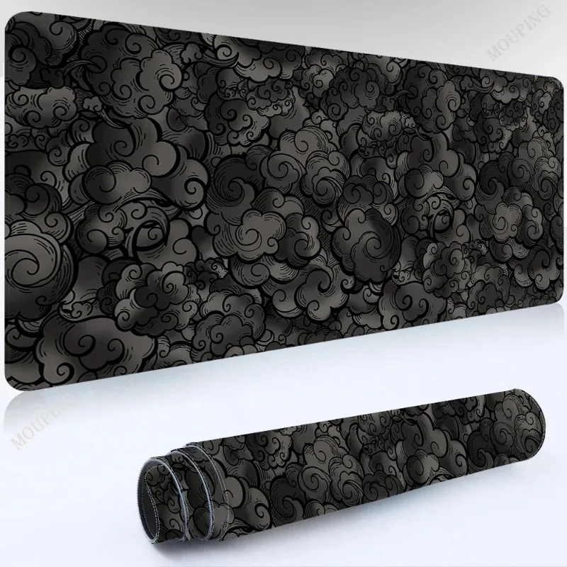 Tapis de souris pour clavier et bureau d'ordinateur, accessoires de jeu, sous-souris RVB, tapis polymères, tapis média Anime