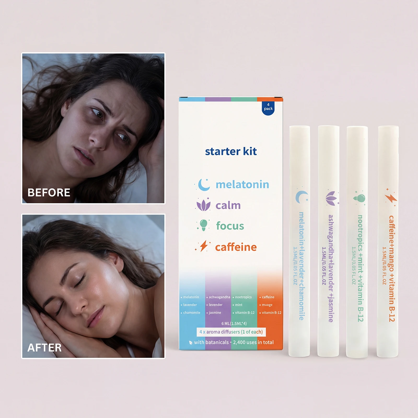 Herbal Diffuser Pen Lung Purifier Efficient Improving Breathing Relieve Anxiety Boost Body Immunity Health Care Energy Bar Stick
