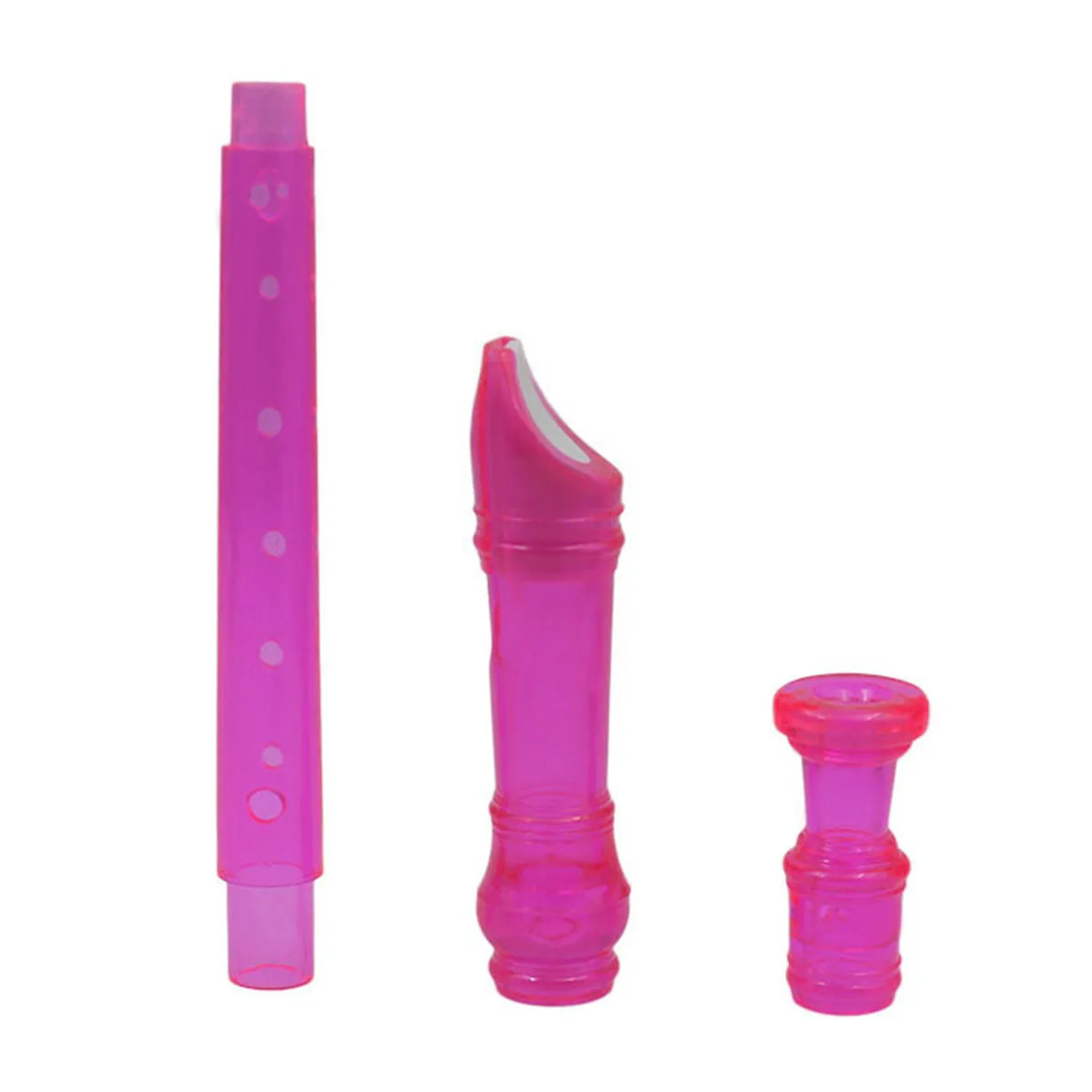 

8 Hole Transparent ABS Soprano Recorder Flute Music Instrument for Hand Coordination Practice