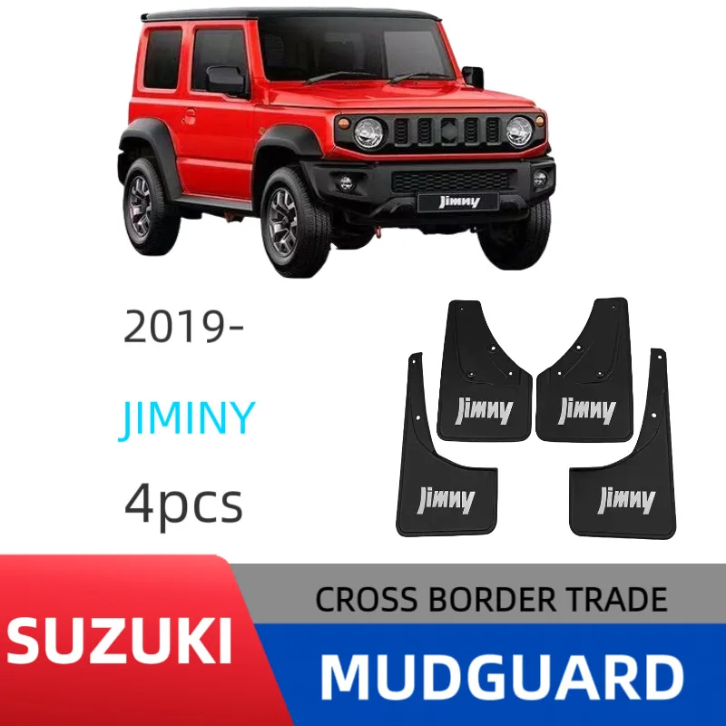 Suitable for Suzuki Jiminy 2019-2023 black with logo car tire mudguard special car special non-destructive installation