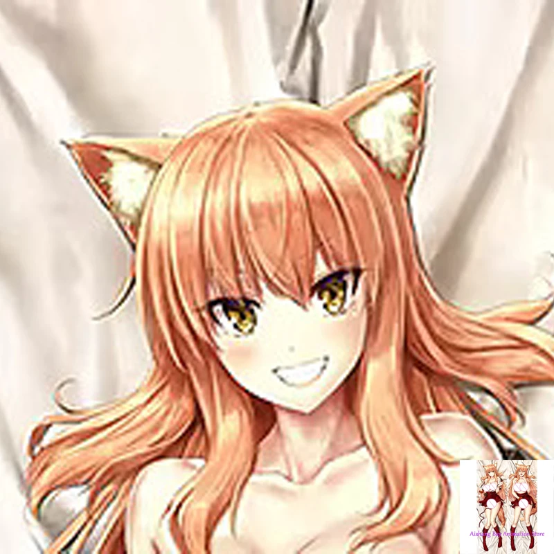 

Dakimakura Anime Pillow Cover Suzuka Gozen Double Sided Print Life-size Body Decoration
