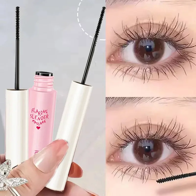 

Silk Fiber Curling Mascara, Ultra-fine Brush, Lengthening & Volumizing, Waterproof, Smudge-proof, Long-lasting, Unisex, Eye Safe
