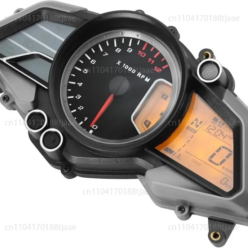 Motorcycle modified digital LCD meter 200NS speed mileage modified model