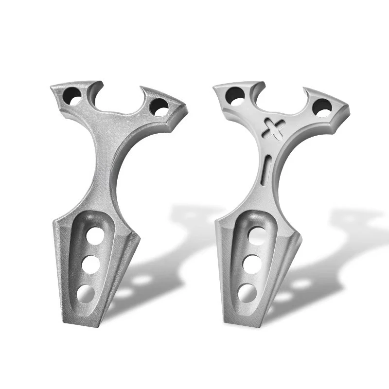 Portable titanium bottle opener keychains for camping and hiking