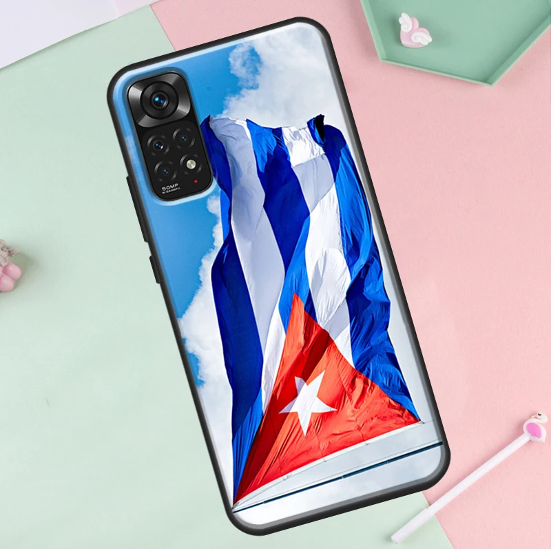 Cuba flag Art For Redmi Note 12 Pro Plus Cover For Redmi Note 10 8 9 11 Pro 12S 11S 10S 9S 9C 10C 12C Case