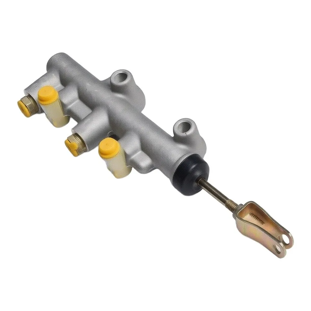 For Frequent Use Scenarios Silver Brake Master Cylinder Robust Gray Cast Iron Material Compact Structure Design