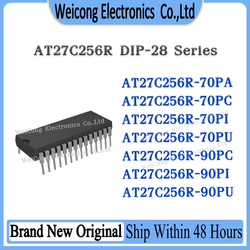 AT27C256R-70PA AT27C256R-70PC AT27C256R-70PI AT27C256R-70PU AT27C256R-90PC AT27C256R-90PI AT27C256R-90PU AT27C256 IC Chip DIP-28