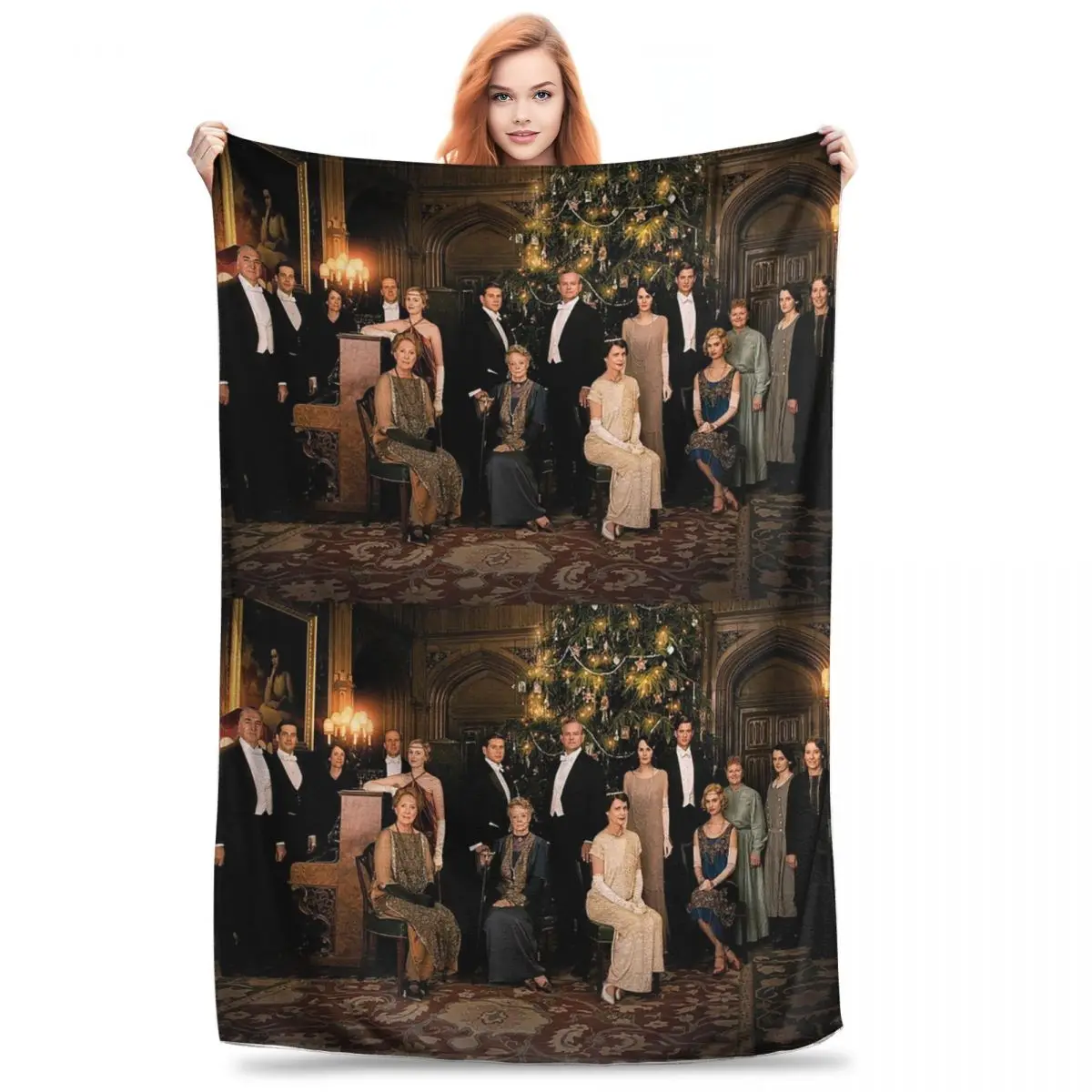 Downton Abbey Cast Blankets Flannel Super Soft Throw Blankets Sofa Throw Blanket For Couch Bedding Outdoor Throws Bedspread