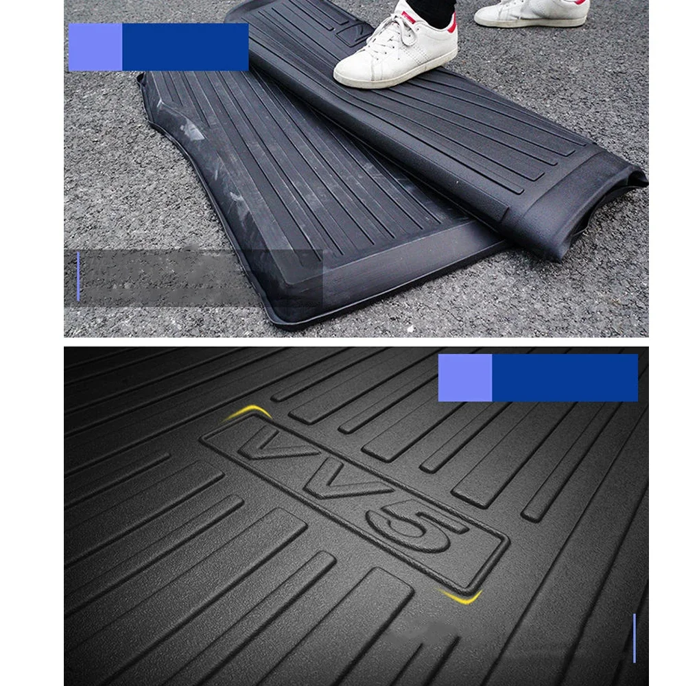 Car Trunk Mats for Ford Fiesta Hatchback MK6 2009~2017 2011 2012 2013 2015 2016 Car Rear Trunk Mat Cargo Liner Boot Carpet Pad