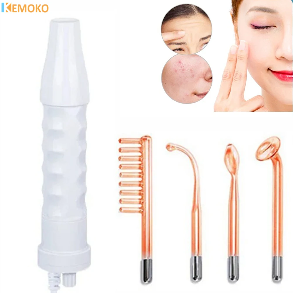 

Portable Handheld Ozone High Frequency Skin Therapy Wand Machine for Acne Treatment Skin Tightening Wrinkle Reducing