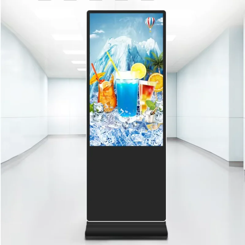 

49-дюймовый вертикальный киоск Digital Signage 4K — напольный интерактивный дисплей для автомобильных применений