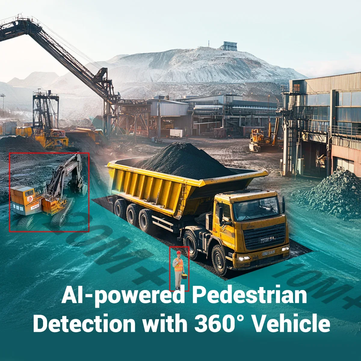 Waterproof Truck 3d 360 Bird View Surround System Support RTSP with Vehicle Management for Hearvy Vehicles