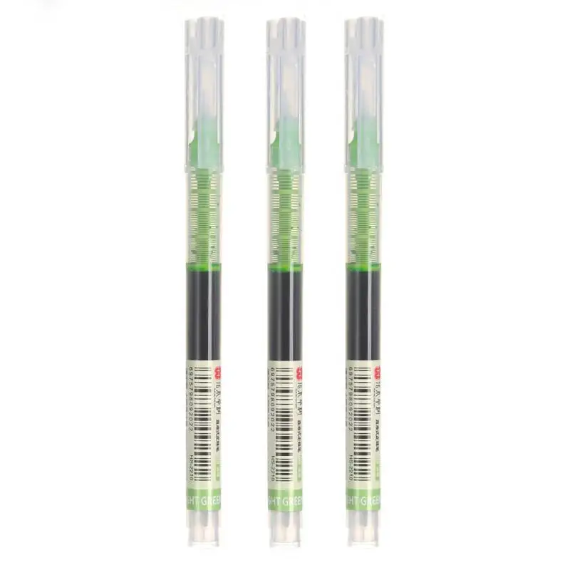 Delicate And Smooth Writing, Clear And Smooth Without Lag, Cartoon Color, High-looking, Creative Straight Liquid Gel Pen