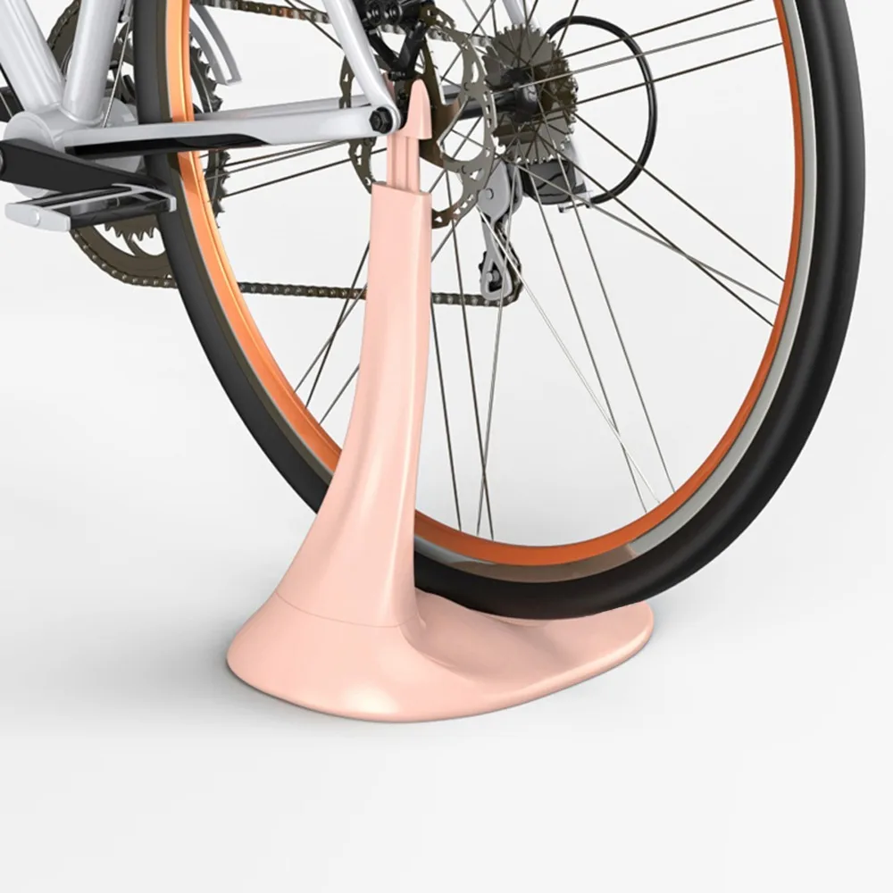 Practical ABS Bike Parking Rack Sturdy 3 Colors Bike Parking Stand Height Adjustable Bicycle Stand Indoor Parking