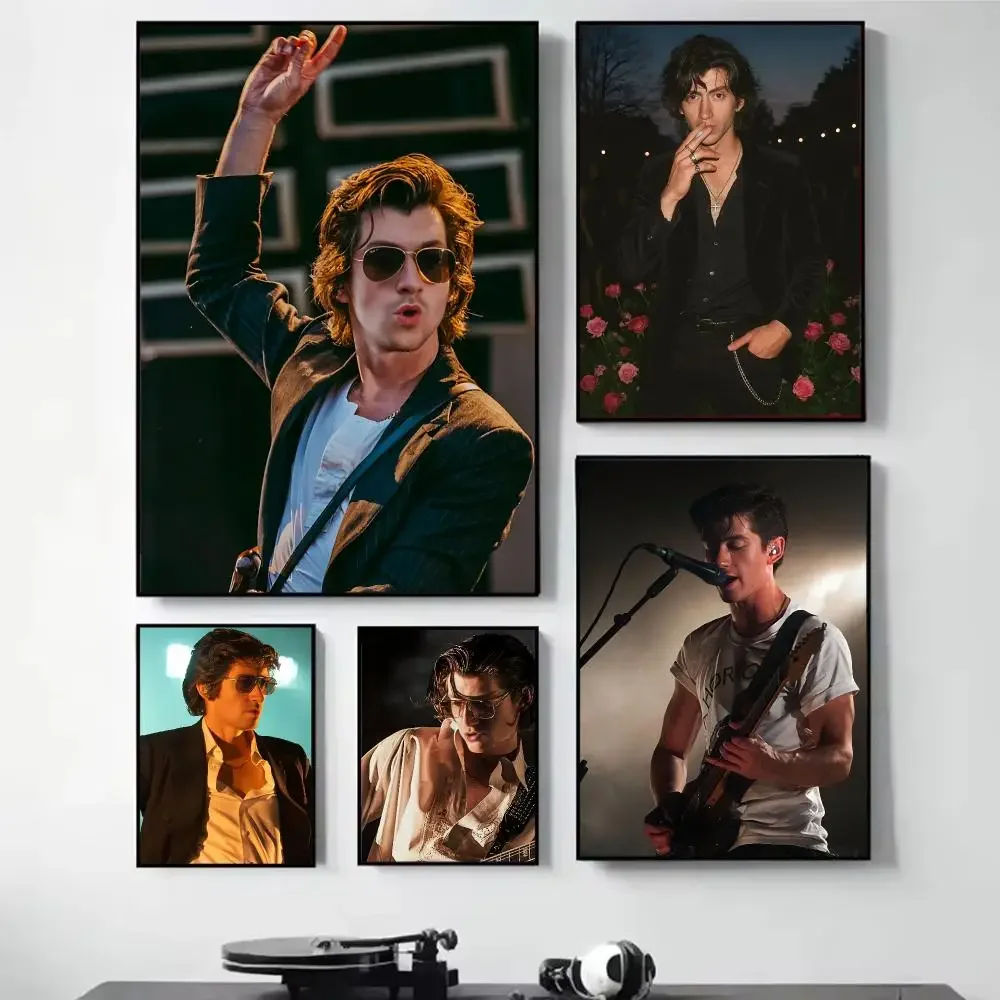 A-Alex Turner Painting Calligraphy Self Adhesive Wall Art Waterproof Print For Bedroom Hallway Home Decor