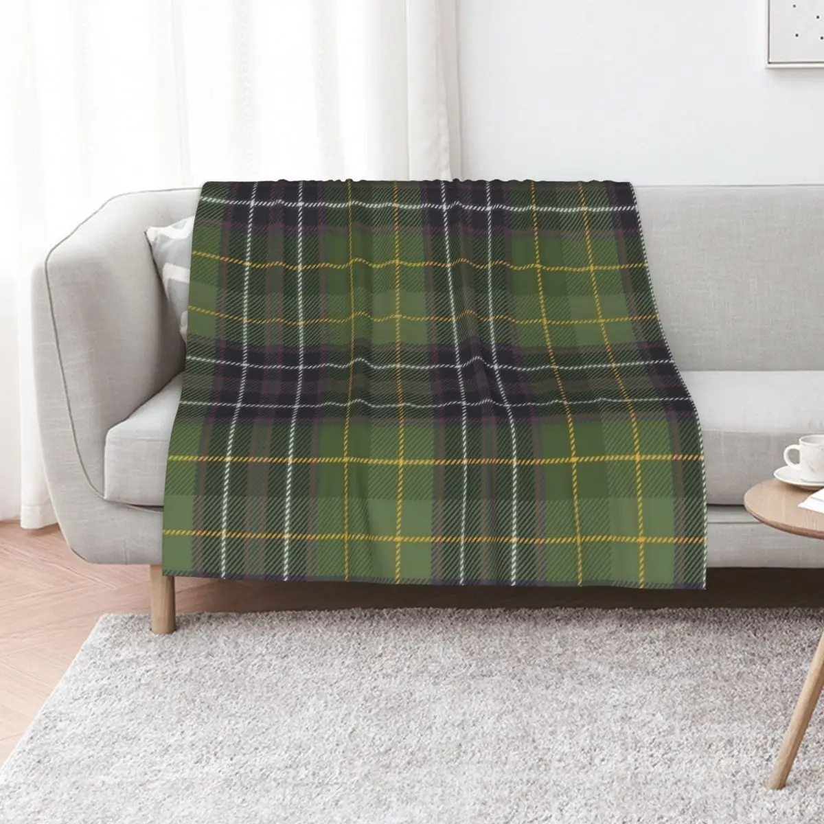 

Green Tartan Throw Blanket anime Winter beds blankets ands Thermal Blankets