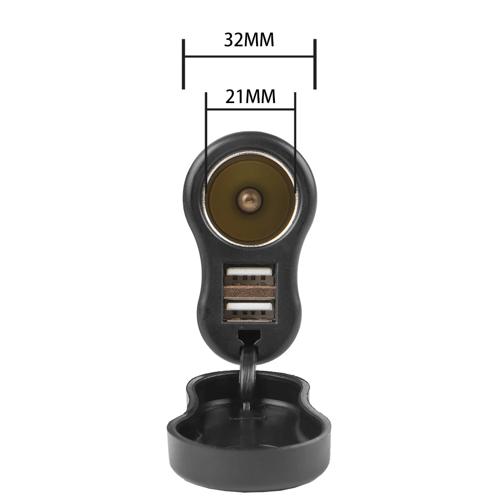 Universal Motorcycle Dual Power USB Charger Adapter Plug Socket Waterproof For BMW R1250GS R1200GS F800GS F850GS R 1250 1200 GS