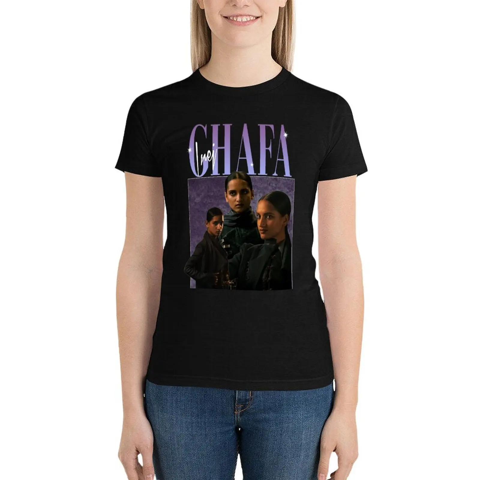 Inej Ghafa Shadow and Bone Six of Crows 90's Style Shirt T-Shirt tees customizeds Short sleeve tee Women tops